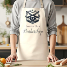 Vintage Barber Shop Tools Style Schort