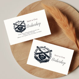 Vintage Barber Shop Tools Style Visitekaartje