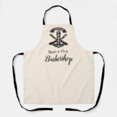 Vintage Barbershop Tools Schort (Voorkant)