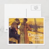 Vintage Barcelona Ciudad Briefkaart (Voorkant / Achterkant)