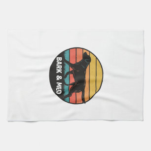 Vintage Bark And Meo Dog Sunset Shirt Design_1 Theedoek