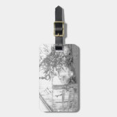 Vintage Barn Bagagelabel (Voorkant verticaal)