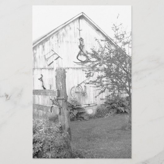 Vintage Barn Briefpapier (Voorkant)