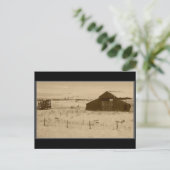 Vintage Barn buiten Weiser Idaho Briefkaart (Staand voorkant)