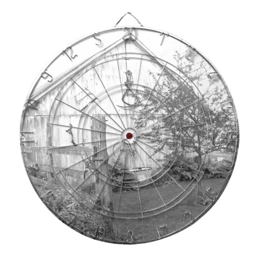 Vintage Barn Dartbord (Voorkant)