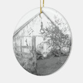 Vintage Barn Keramisch Ornament (Links)