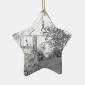 Vintage Barn Keramisch Ornament (Rechts)