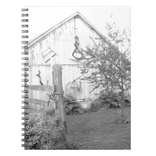 Vintage Barn Notitieboek (Voorkant)
