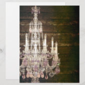 Vintage Barn Wood Chandelier Wedding (Voorkant / Achterkant)