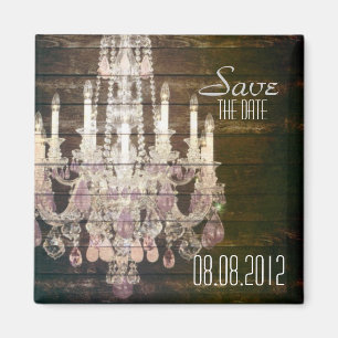 Vintage Barn Wood Chandelier Wedding, behalve de d Magneet