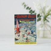 Vintage Barnum & Bailey Circus Poster Briefkaart (Staand voorkant)
