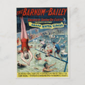 Vintage Barnum & Bailey Circus Poster Briefkaart (Voorkant)