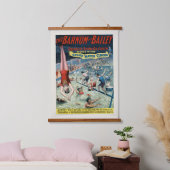 Vintage Barnum & Bailey Circus Poster Hangend Wandkleed (Slaapkamer)