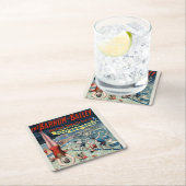 Vintage Barnum & Bailey Circus Poster Kartonnen Onderzetters (Insitu)