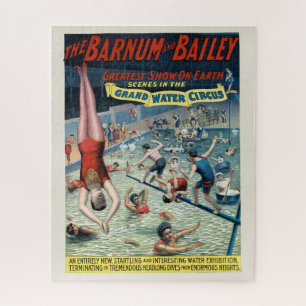 Vintage Barnum & Bailey Circus Poster Legpuzzel