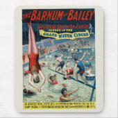 Vintage Barnum & Bailey Circus Poster Muismat (Voorkant)