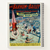 Vintage Barnum & Bailey Circus Poster Notitieboek (Achterkant)