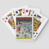 Vintage Barnum & Bailey Circus Poster Pokerkaarten (Achterkant)