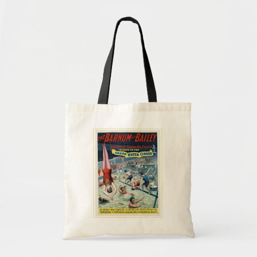 Vintage Barnum & Bailey Circus Poster Tote Bag (Voorkant)