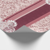 Vintage Barok Damast Cadeaupapier (Hoek)