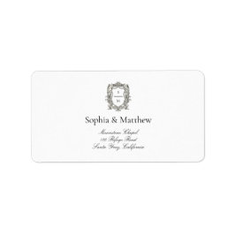 Vintage Baroque Fine Art Renaissance Minimal Etiket