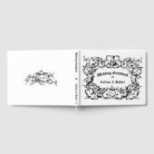 Vintage Baroque Rococo Cherubs Border Gastenboek (Volledig)