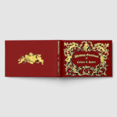 Vintage Baroque Rococo Cherubs Border Gastenboek (Volledig)