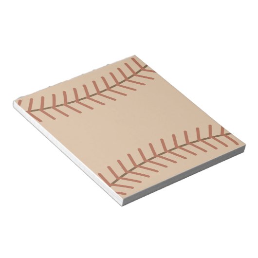 Vintage Baseball Binder Notepad Notitieblok (Schuin)