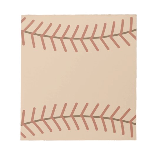 Vintage Baseball Binder Notepad  Notitieblok (Voorkant)