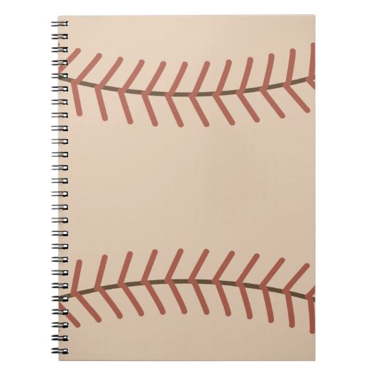 Vintage Baseball Notebook Notitieboek (Voorkant)