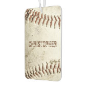 Vintage Baseball Personalized Luchtverfrisser (Links)