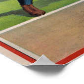 Vintage Baseball Players Poster (Hoek)