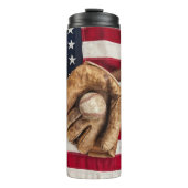 Vintage Baseball Thermosbeker (Voorkant)