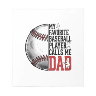 Vintage Baseball Vader Gravure Grafische T-Shirt_1 Notitieblok