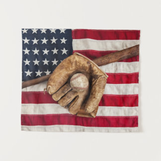 Vintage Baseball Wandkleed