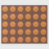 Vintage Basketbal Inpakpapier (Vlak)