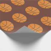 Vintage Basketbal Inpakpapier (Hoek)