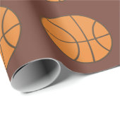Vintage Basketbal Inpakpapier (Rol Hoek)