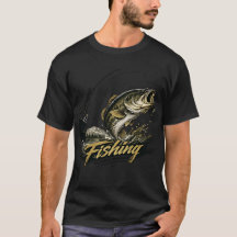 Vintage Bass Fishing T-Shirt | Visser Geschenk | O