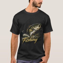 Vintage Bass Fishing T-Shirt | Visser Geschenk | O