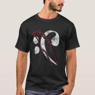 Vintage Bass Sleutel Voor Bassisten Gitaar Voor Ba T-shirt