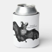 Vintage Bat Halloween Blikjeskoeler (Blikje Voorkant)