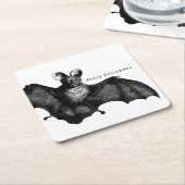 Vintage Bat Halloween Kartonnen Onderzetters (Schuin)