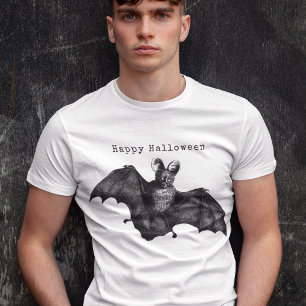 Vintage Bat Halloween van Creepy Flying T-shirt