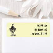 Vintage Bat Woman Etiket (Insitu)