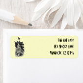 Vintage Bat Woman Etiket (Insitu)