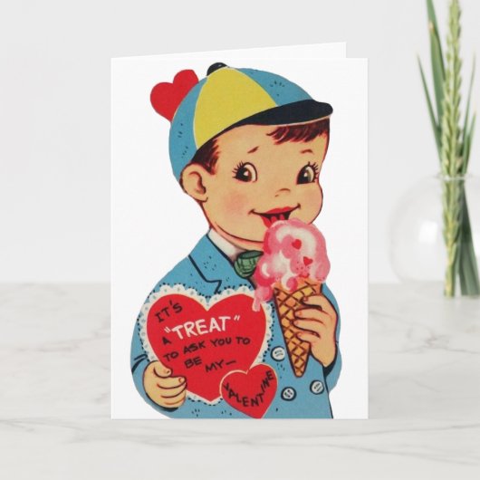 Vintage BE mijn Valentijn Feestdagen Kaart (Voorkant)