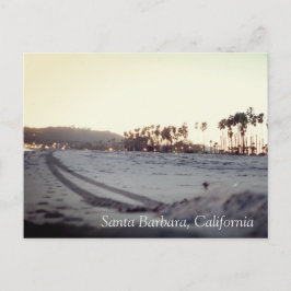 Vintage Beach Santa Barbara Briefkaart