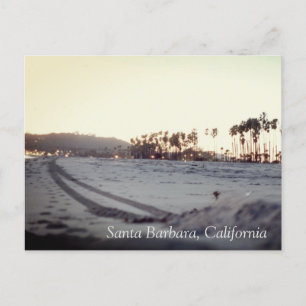 Vintage Beach Santa Barbara Briefkaart