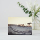 Vintage Beach Santa Barbara Briefkaart (Staand voorkant)